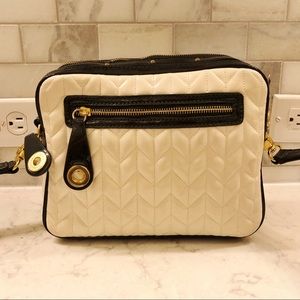 Zara Cross Body Faux Patent Leather Purse